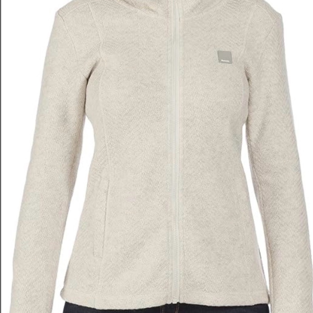 Bench Light Cream And Gray Textured Jacket​